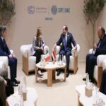 الرئيس السيسي مع رئيسة وزراء إيطاليا