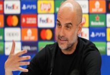 بيب جوارديولا المدير الفني لفريق مانشستر سيتي