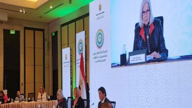 جانب من اجتماع وزراء الشؤون الاجتماعية العرب