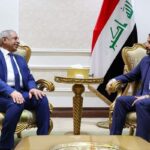 رئيس الأكاديمية العربية مع وزير التعليم العالي العراقي
