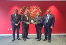 رئيس الأكاديمية العربية مع أمين عام المنظمة البحرية الدولية