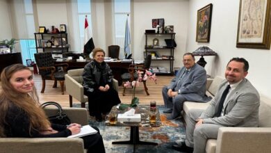 لقاء بعثة الجامعة العربية مع مجلس حقوق الإنسان