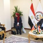 وزير الإنتاج الحربي مع الجانب التركي