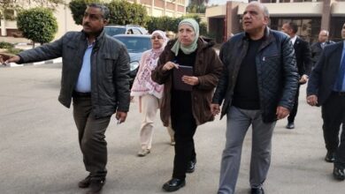 وزير قطاع الأعمال العام خلال الجولة التفقدية