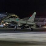 طائرة تايفون التابعة لسلاح الجو الملكي البريطاني
