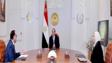 اجتماع الرئيس السيسي بشأن كبار السن