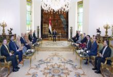 اجتماع الرئيس السيسي مع الوفد الأمريكي