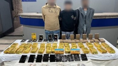 التشكيل العصابي وبحوزته المضبوطات
