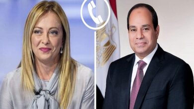 الرئيس السيسي ورئيسة وزراء إيطاليا