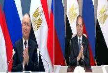 الرئيس السيسي ونظيره الروسي