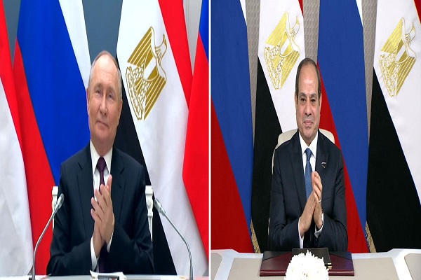 الرئيس السيسي ونظيره الروسي