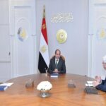 السيسي مع رئيس الوزراء ووزير التعليم العالي