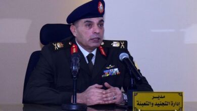 اللواء محمد صبحى مهنا مدير إدارة التجنيد والتعبئة