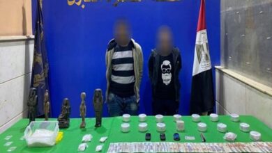 المتهمان والمضبوطات