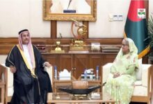 رئيس البرلمان العربي مع رئيسة وزراء بنجلاديش