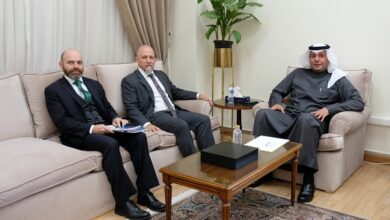 لقاء الأمين المساعد مع سفير الأرجنتين