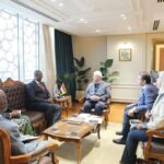 لقاء وزير التعليم العالي وسفير الكونغو