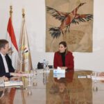 اجتماع وزيرة الثقافة مع مدير المجلس الثقافي البريطاني