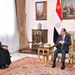 الرئيس السيسي مع رئيس تيار الحكمة العراقي