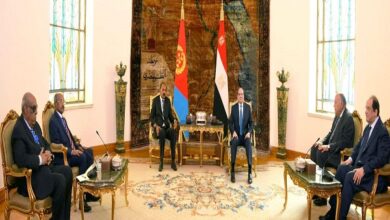 الرئيس السيسي مع نظيره الاريتري