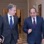 الرئيس السيسي مع وزير الخارجية الأمريكي