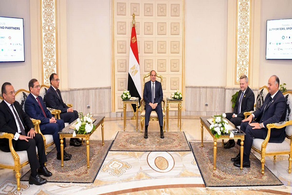 لقاء الرئيس السيسي مع وفد بريتيش بيتروليوم