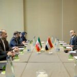 لقاء وزير الخارجية المصري ونظيره الإيراني