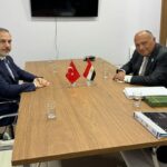 وزير الخارجية المصري ونظيره التركي