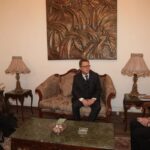 وزيرة الثقافة مع السفير الألماني