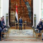 لقاء الرئيس مع وفد مجلس العموم البريطاني