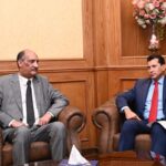 أشرف صبحي مع رئيس اتحاد المكفوفين