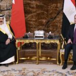الرئيس السيسي وملك البحرين