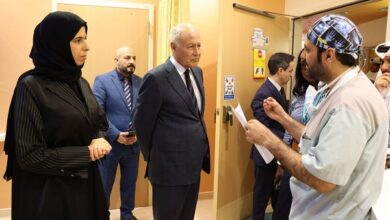 زيارة أبو الغيط لمستشفى سدرة