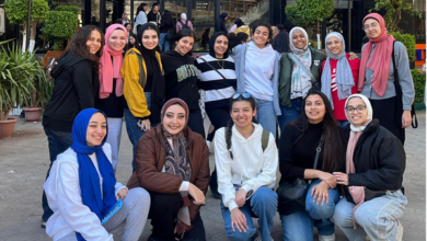 طالبات كلية الإعلام