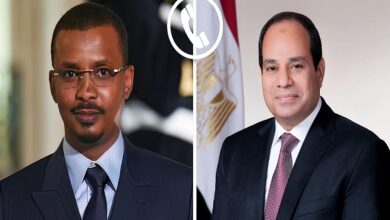 الرئيس السيسي ونظيره التشادي