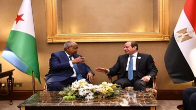 الرئيس السيسي ونظيره الجيبوتي