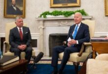 الملك عبد الله الثاني والرئيس الأمريكي جو بايدن