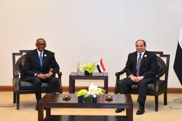 الرئيس السيسي ونظيره الرواندي