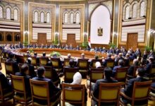 اجتماع الرئيس السيسي مع الحكومة الجديدة