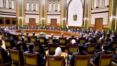 اجتماع الرئيس السيسي مع الحكومة الجديدة