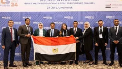 الوفد المشارك في مؤتمر شباب البريكس