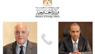 وزير الخارجية ونظيره الجزائري