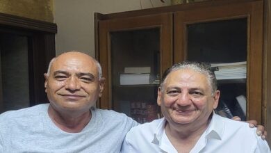 الحاج صلاح عامر مع اللواء طبيب عزت عبد الخالق