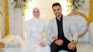 الدكتور محمود عبد اللطيف والدكتورة سها إبراهيم