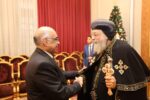 وزير العدل يهنئ البابا تواضروس الثاني بعيد الميلاد المجيد