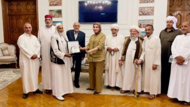 الجالية الليبية بالإسكندرية تُكرّم القنصل العام ياسمينة المسماري