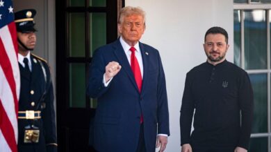 الرئيس الأميركي دونالد ترامب و رئيس أوكرانيا زيلنيسكي