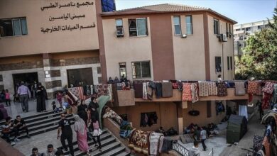 استهداف الاحتلال الإسرائيلي للطواقم الطبية والإعلامية في مجمع ناصر الطبي