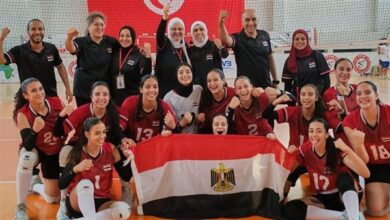 منتخب ناشئات مصر لكة الطائرة