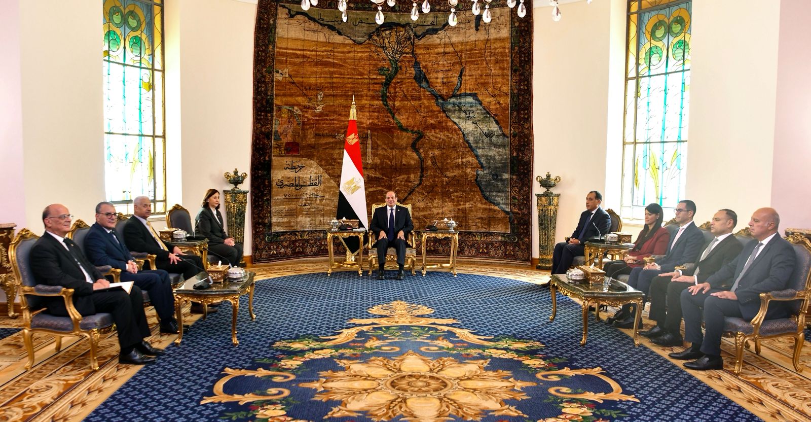 الرئيس السيسي يبحث مع رئيسة الحكومة التونسية تعزيز التعاون الثنائي